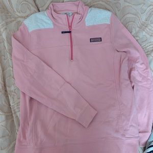 Pink women’s vineyard vines shep shirt pullover